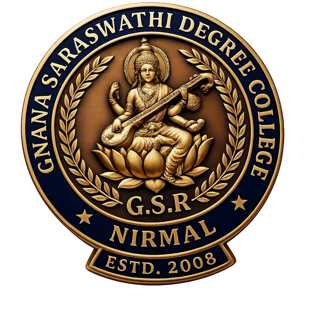 GSR Degree College emblem